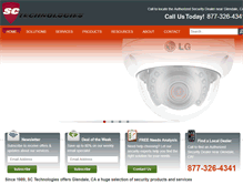 Tablet Screenshot of glendalesecuritycameras.com